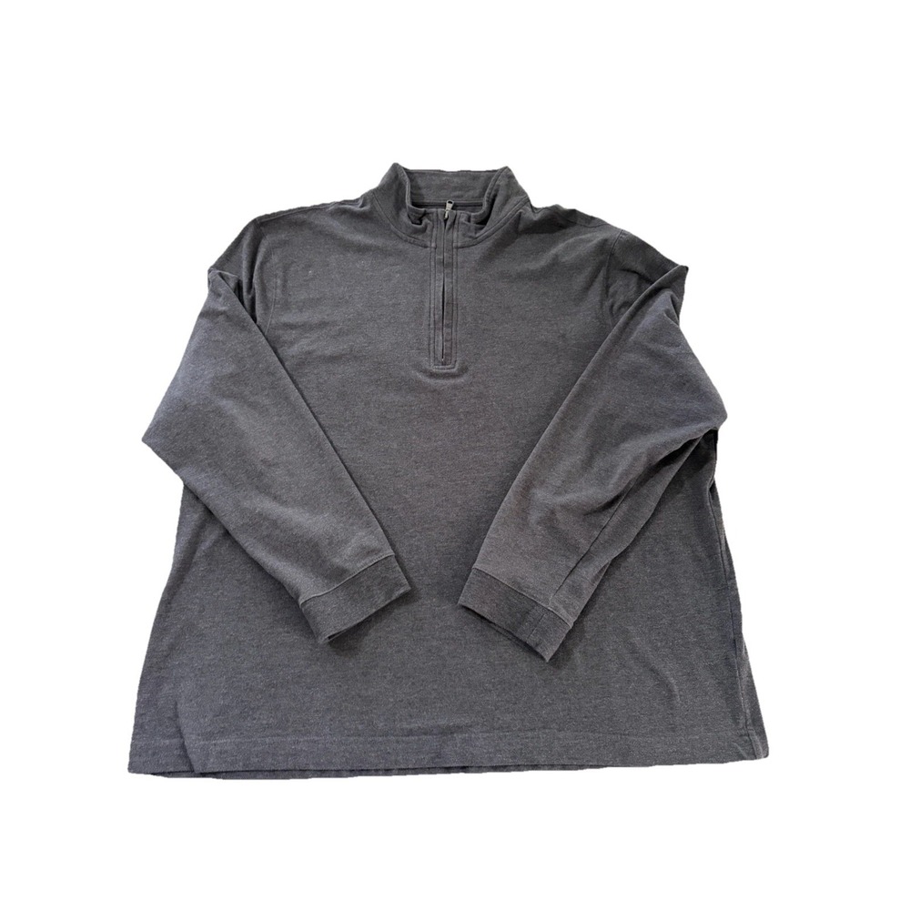 Saddlebred Flex Carbon Men's Size XXL Gray 1/4 Pullover